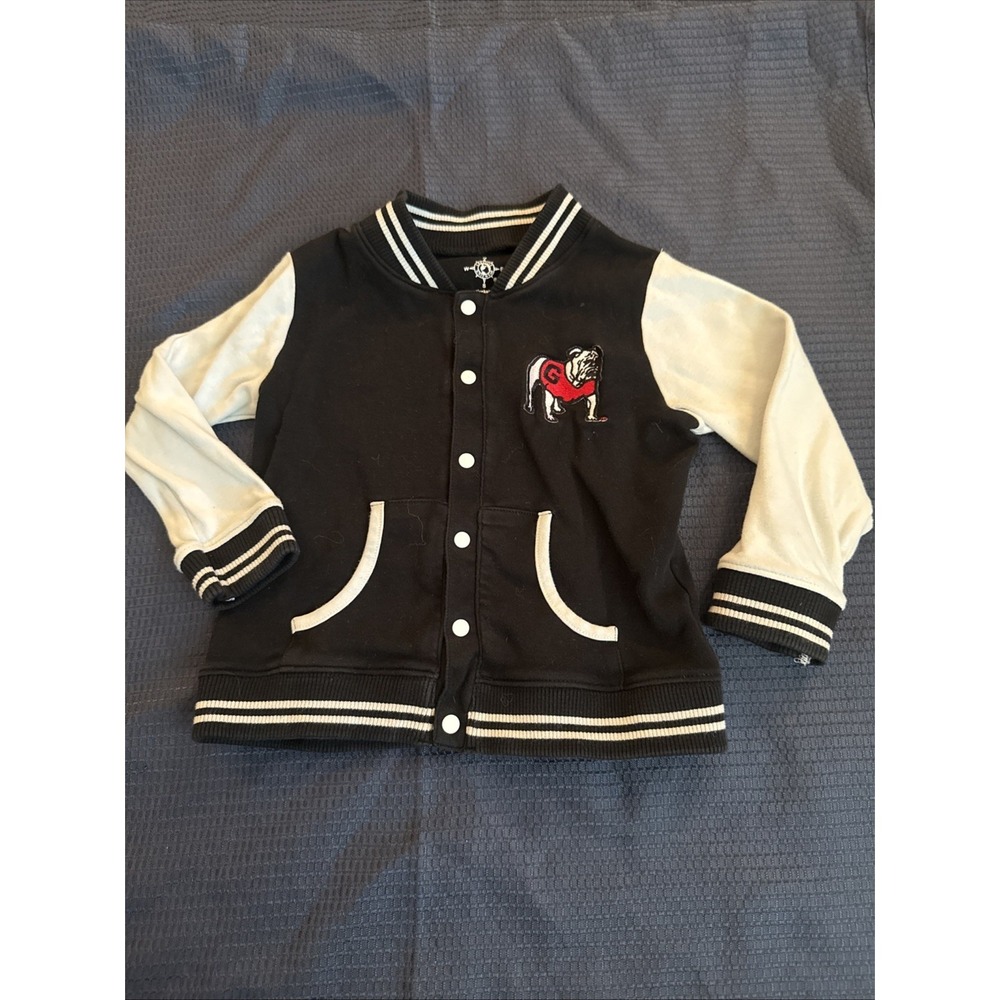 Georgia Bulldogs Jacket Toddler Size 3T - Letter Jacket - 100% Cotton - Gameday
